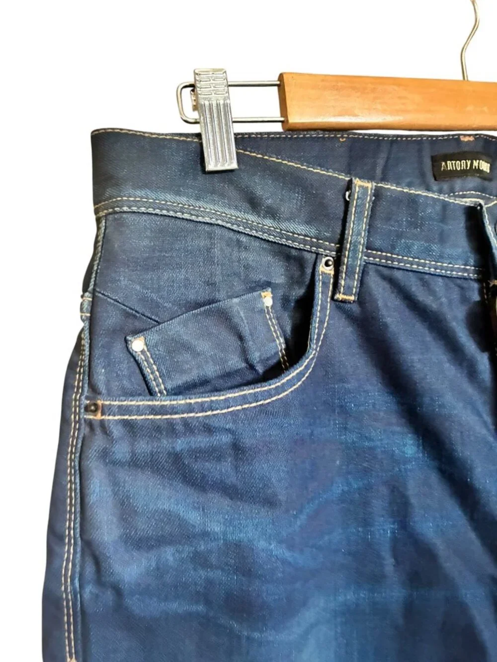 Antony Morato Frankie Carrot Jeans Mens 30 Dark Blue Good Vintage Effect Tapered